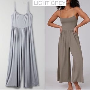 COPY - WILFRED Market Jumpsuit Wide Leg Light Grey